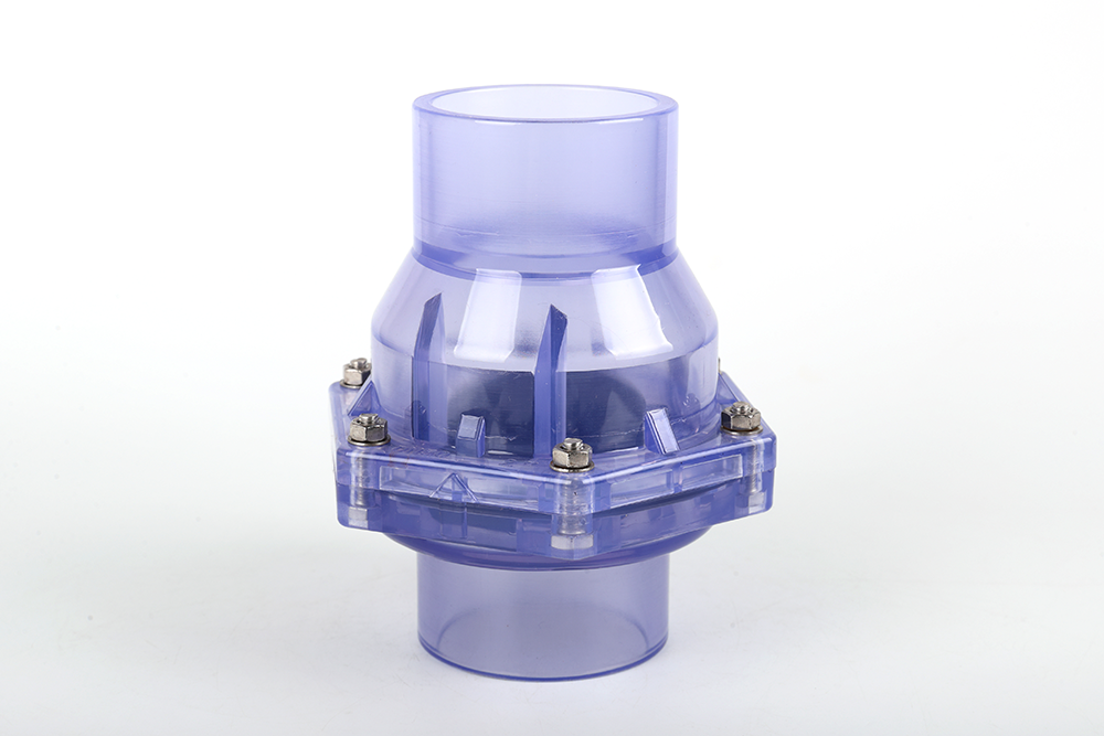 石拐透明翻板式止回阀